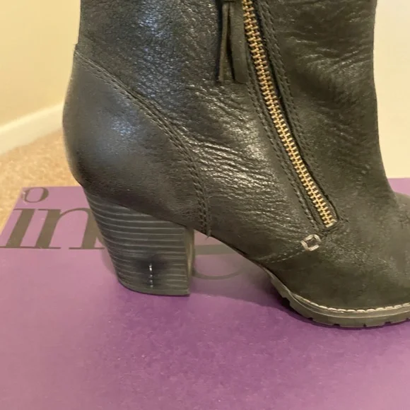 Clarks Indigo Leather Mission Alfa Bootie - Picture 4 of 5